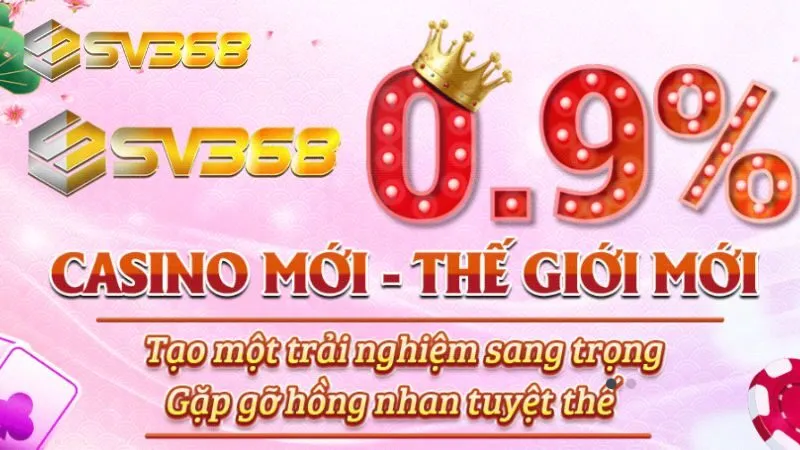 Sòng bài SV368 là trang cá cược trực tuyến tốt nhất Việt Nam hiện nay